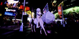 The Placeless Place (Video Still), Times Quere